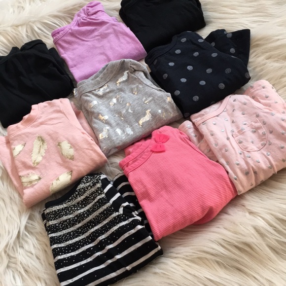Carter's Other - 9 Pack! Long Sleeve Tees - 18m